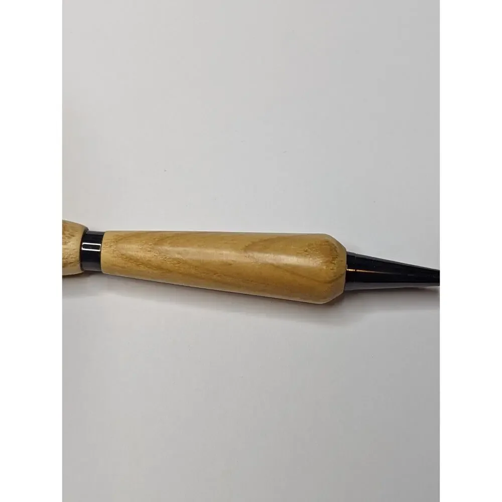 Slimline Twist Pen Gun Metal Finish Pine Body Hand‎ Turned Pen
